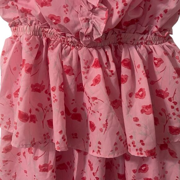 TCEC PINK FLORAL DRESS SIZE MEDIUM RARE - Picture 14 of 16